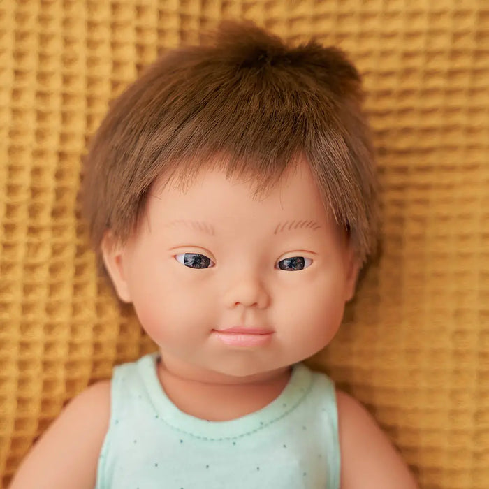 Doll - Caucasian Boy with Down Syndrome