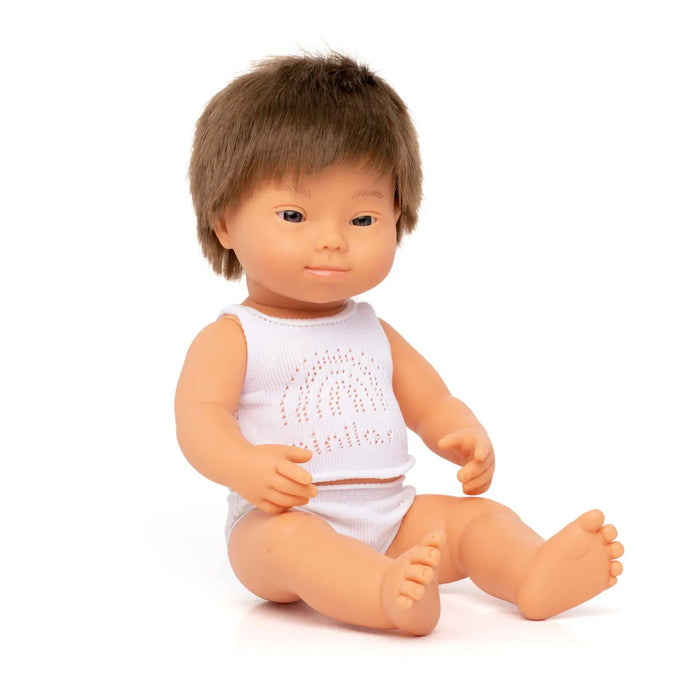 Doll - Caucasian Boy with Down Syndrome