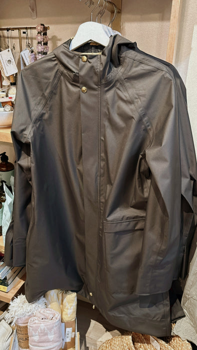 Women's Harbour Rain Coat - Obsidian