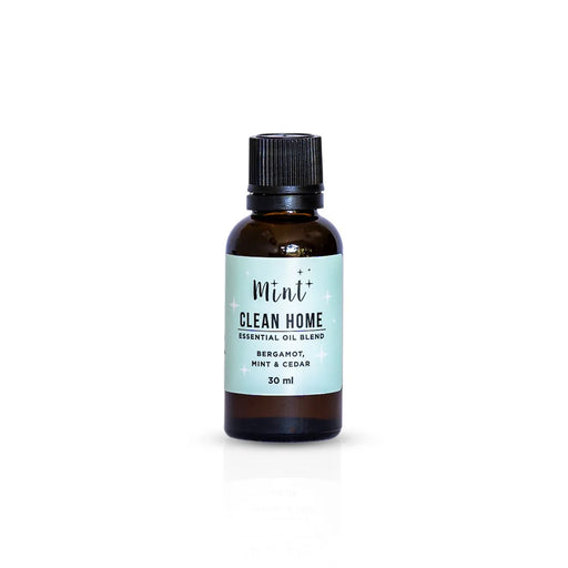 Mint cleaning essential oil bottle