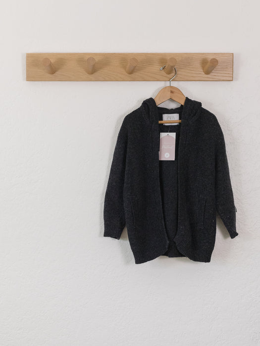 Zara Knit Hooded Cardigan