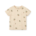 Liewood beige t-shirt with peach illustration 