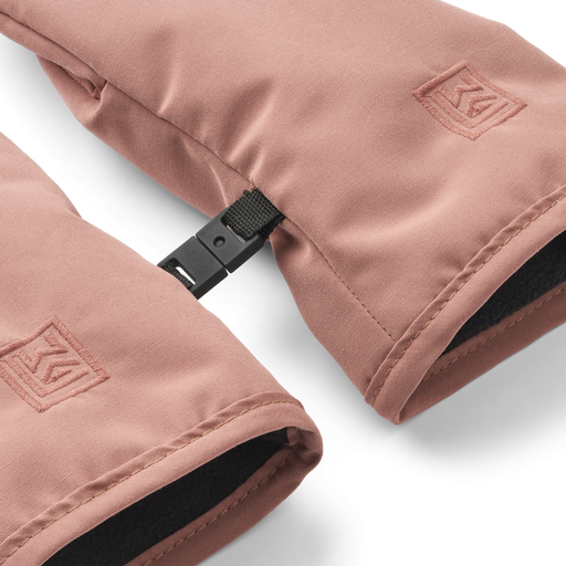 Cozy Hakon gloves with monogram embroidery and elegant buckle, designed for warmth and weather protection