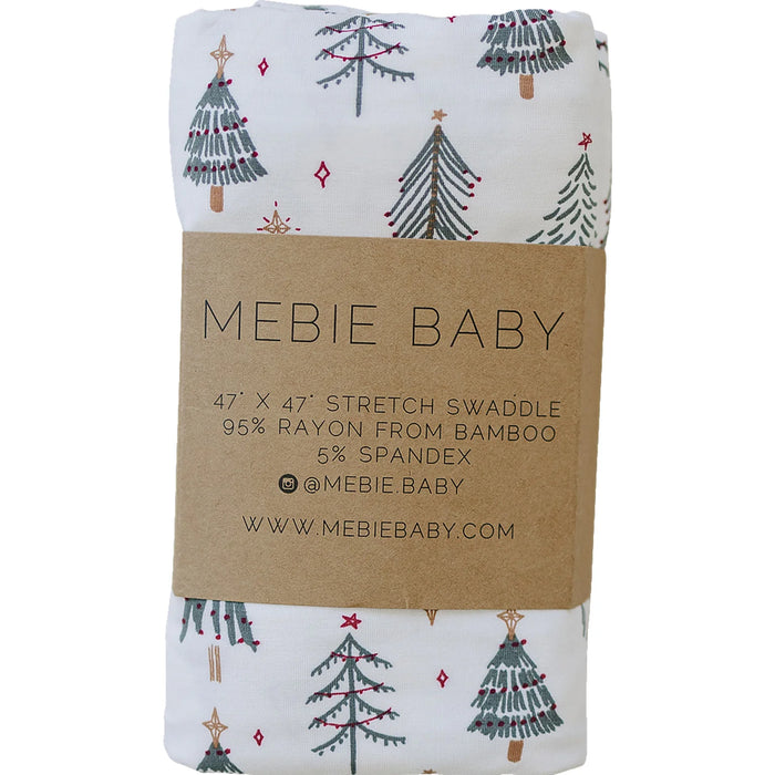 Christmas Holiday Stretch Swaddle Blanket