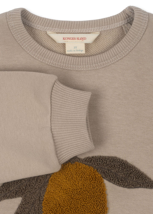 Lou Terry Sweat Shirt - Oxford Tan