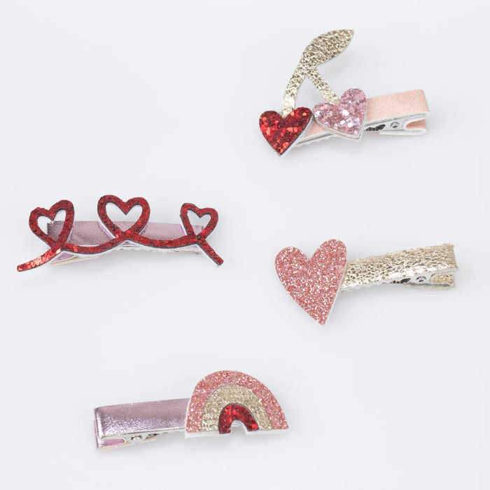 Valentine's Hair Clips