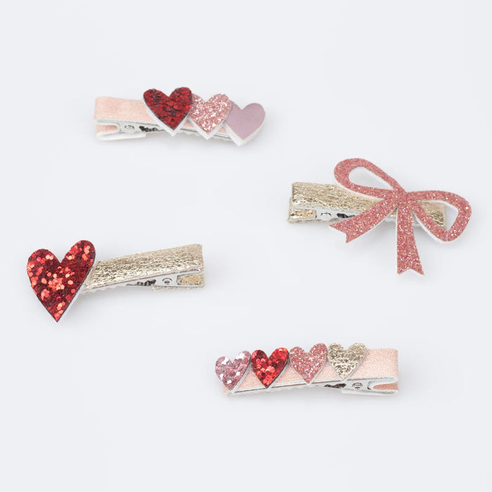 Valentine's Hair Clips